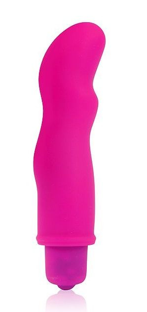 Розовый фантазийный вибромассажер Cosmo - 11,5 см., Bior toys
