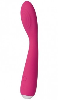 Ярко-розовый G-стимулятор IRIS Clitoral & G-spot Vibrator - 18 см., Svakom
