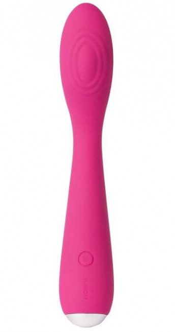 Ярко-розовый G-стимулятор IRIS Clitoral & G-spot Vibrator - 18 см., Svakom