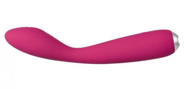 Ярко-розовый G-стимулятор IRIS Clitoral & G-spot Vibrator - 18 см., Svakom