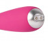 Ярко-розовый G-стимулятор IRIS Clitoral & G-spot Vibrator - 18 см., Svakom
