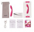 Ярко-розовый G-стимулятор IRIS Clitoral & G-spot Vibrator - 18 см., Svakom