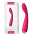Ярко-розовый G-стимулятор IRIS Clitoral & G-spot Vibrator - 18 см., Svakom
