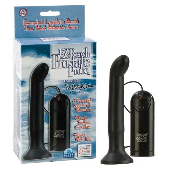 Анальный вибратор EZ-Reach Prostate Probe - 16,5 см., California Exotic Novelties