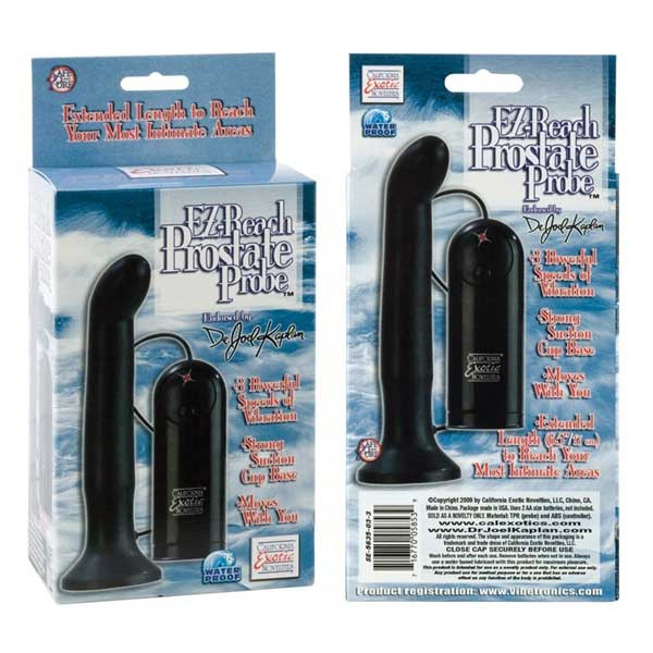 Анальный вибратор EZ-Reach Prostate Probe - 16,5 см., California Exotic Novelties