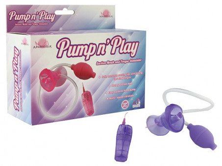 Фиолетовая помпа с вибрацией Pumpn, Howells