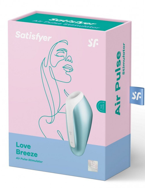Голубой вакуумный массажер Love Breeze Голубой вакуумный массажер Love Breeze