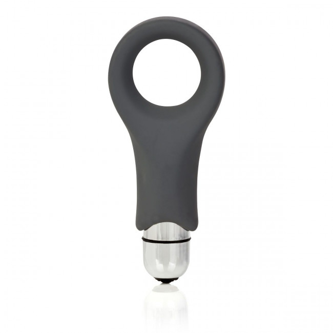 Серое виброкольцо Embrace Couples Ring , California Exotic Novelties