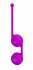 Лиловые вагинальные шарики Kegel Tighten Up III, Baile