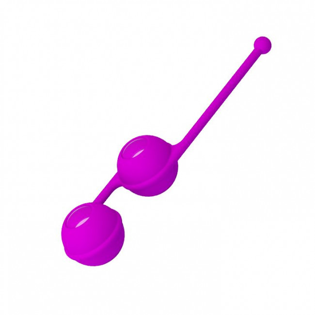 Лиловые вагинальные шарики Kegel Tighten Up III, Baile