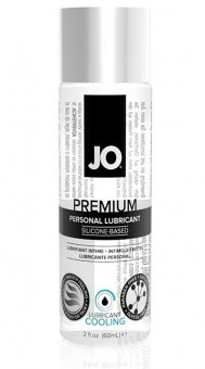 Охлаждающий лубрикант на силиконовой основе JO Personal Premium Lubricant Cooling - 60 мл., System JO
