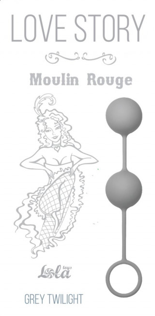 Серые вагинальные шарики Love Story Moulin Rouge, Lola toys Серые вагинальные шарики Love Story Moulin Rouge, Lola toys