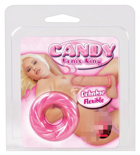 Розовое эрекционное кольцо CANDY, Orion Розовое эрекционное кольцо CANDY, Orion