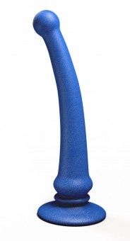 Синий анальный стимулятор Rapier Plug - 15 см., Lola toys