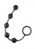 Чёрная анальная цепочка Classic Anal Beads - 31,5 см., Lola toys