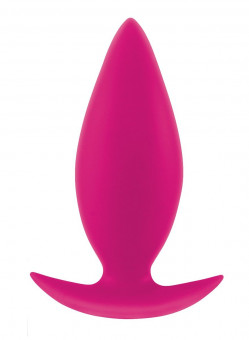 Розовая анальная пробка для ношения INYA Spades Medium - 10,2 см., NS Novelties