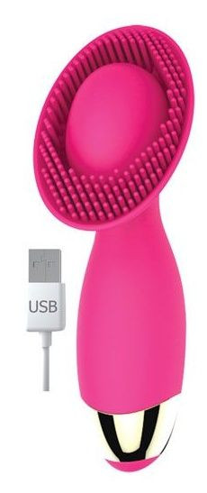 Розовый фантазийный вибромассажер с 10 режимами вибрации, Bior toys