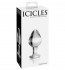 Стеклянный анальный стимулятор ICICLES №25 - 9,5 см., Pipedream
