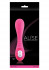 Розовый перезаряжаемый вибратор Alise - 19 см., NS Novelties