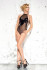 Полупрозрачное боди с вставкой из wet-look материала Emma, Me Seduce
