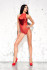Полупрозрачное боди с вставкой из wet-look материала Emma, Me Seduce