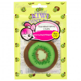 Тонизирующие кожу патчи с киви SUNSMILE Juicy - 10 шт., Sunsmile