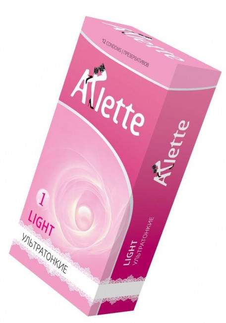 Ультратонкие презервативы Arlette Light - 12 шт., Arlette