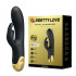 Чёрный вибратор-кролик Royal Pleasure - 19,2 см., Baile