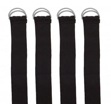 Комплект из 4 ремней с петлями для связывания 4pcs Silky Wrist & Ankle Restraints, Blush Novelties