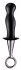 Чёрный анальный плаг PLUG WITH PLATED HANDLE, Dream Toys Чёрный анальный плаг PLUG WITH PLATED HANDLE, Dream Toys