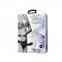 Страпон на эластичных ремнях Ultra Harness Karin Dildo - 16,8 см., Baile