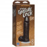 Коричневый фаллоимитатор The Realistic Cock 8” with Removable Vac-U-Lock Suction Cup - 20,57 см., Doc Johnson