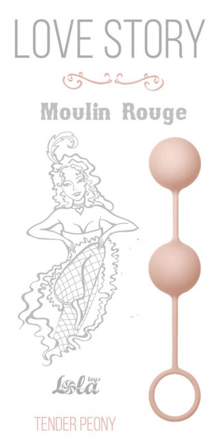 Нежно-розовые вагинальные шарики Love Story Moulin Rouge, Lola toys