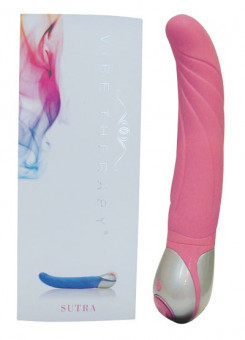 Розовый вибромассажер Sutra VIBE THERAPY - 17 см., Vibe Therapy