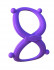 Фиолетовое эрекционное кольцо на пенис и мошонку Infinity Ring, Pipedream