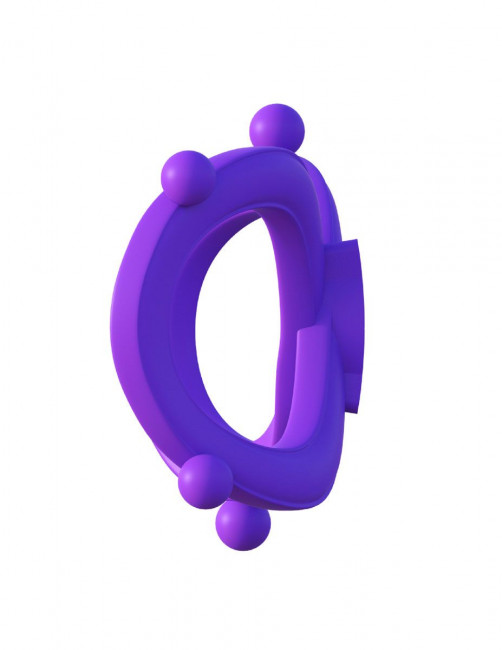 Фиолетовое эрекционное кольцо на пенис и мошонку Infinity Ring, Pipedream