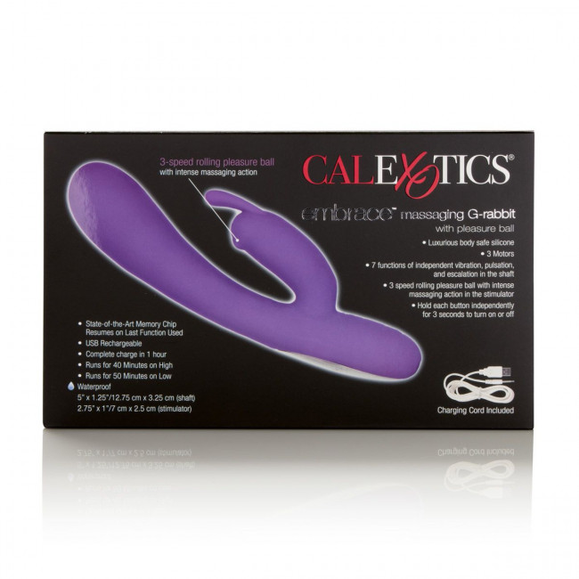 Перезаряжаемый вибромассажер Embrace Massaging G-Rabbit, California Exotic Novelties Перезаряжаемый вибромассажер Embrace Massaging G-Rabbit, California Exotic Novelties