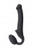 Черный безремневой страпон Silicone Bendable Strap-On M Черный безремневой страпон Silicone Bendable Strap-On M