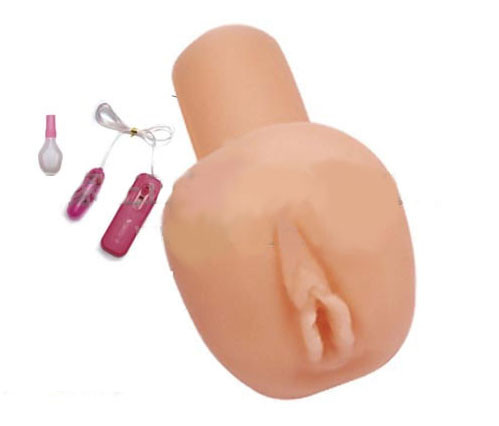 Реалистичный мастурбатор-вагина с вибратором, Sextoy 2011