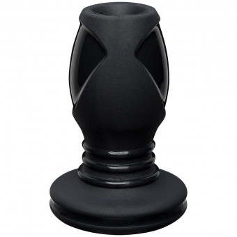 Анальная пробка с тоннелем Kink Wet Works Explore Platinum Premium Silicone Plug 3.5" - 8,9 см., Doc Johnson