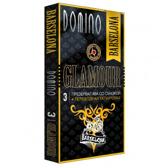 Презервативы  DOMINO Glamour Barselona - 3 шт., Domino