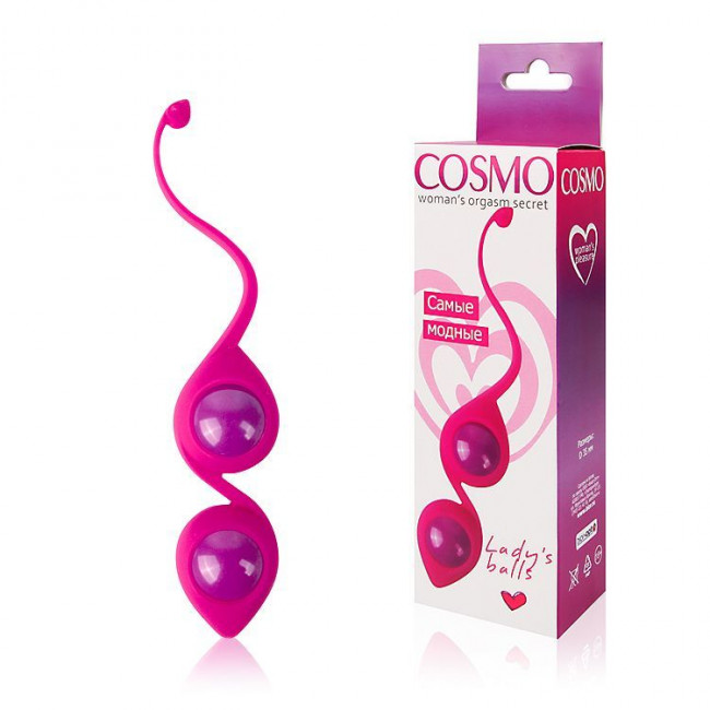 Вагинальные шарики с хвостиком Cosmo, Bior toys Вагинальные шарики с хвостиком Cosmo, Bior toys