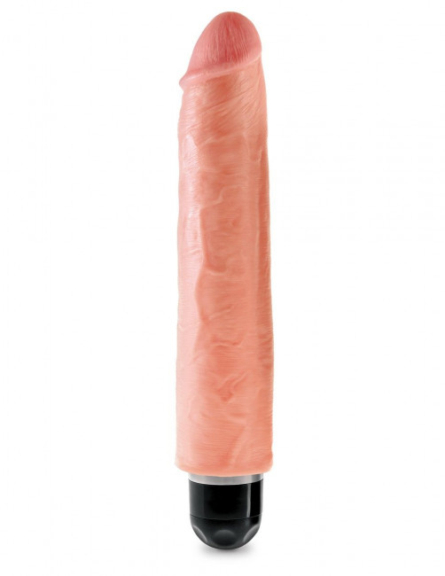 Телесный вибратор-реалистик 10" Vibrating Stiffy - 30,5 см., Pipedream Телесный вибратор-реалистик 10" Vibrating Stiffy - 30,5 см., Pipedream