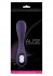 Фиолетовый перезаряжаемый вибратор Alise - 19 см., NS Novelties