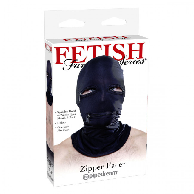 Маска на лицо Zipper Face Hood, Pipedream Маска на лицо Zipper Face Hood, Pipedream