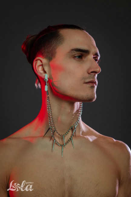 Зажимы на соски Spiky с шипами на цепочке Зажимы на соски Spiky с шипами на цепочке