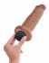 Кофейный фаллоимитатор с имитацией семяизвержения 7" Squirting Cock - 21,6 см., Pipedream