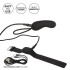 Черное виброяйцо с браслетом-пультом Wristband Remote Curve, California Exotic Novelties