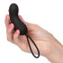 Черное виброяйцо с браслетом-пультом Wristband Remote Curve, California Exotic Novelties