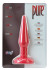 Красная анальная втулка Pure - 11,5 см., Seven Creations